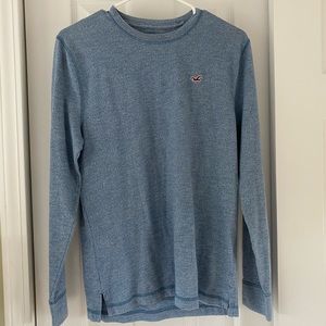 Hollister Men’s Blue Long Sleeve Shirt